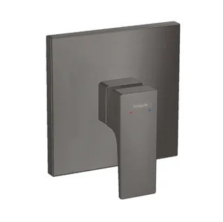 Смеситель для душа, Hansgrohe, Metropol, на 1 потребитель, настенный встраиваемый, цвет-шлифованный черный хром