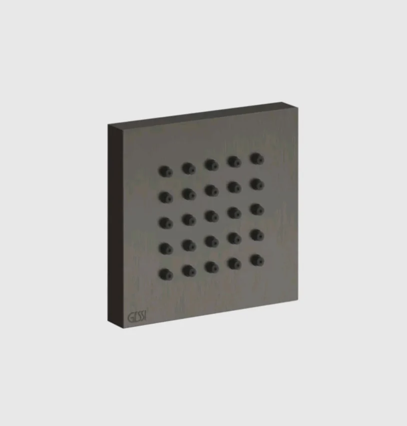 Форсунка, Gessi, Body Jets, цвет-Black Metal Brushed PVD