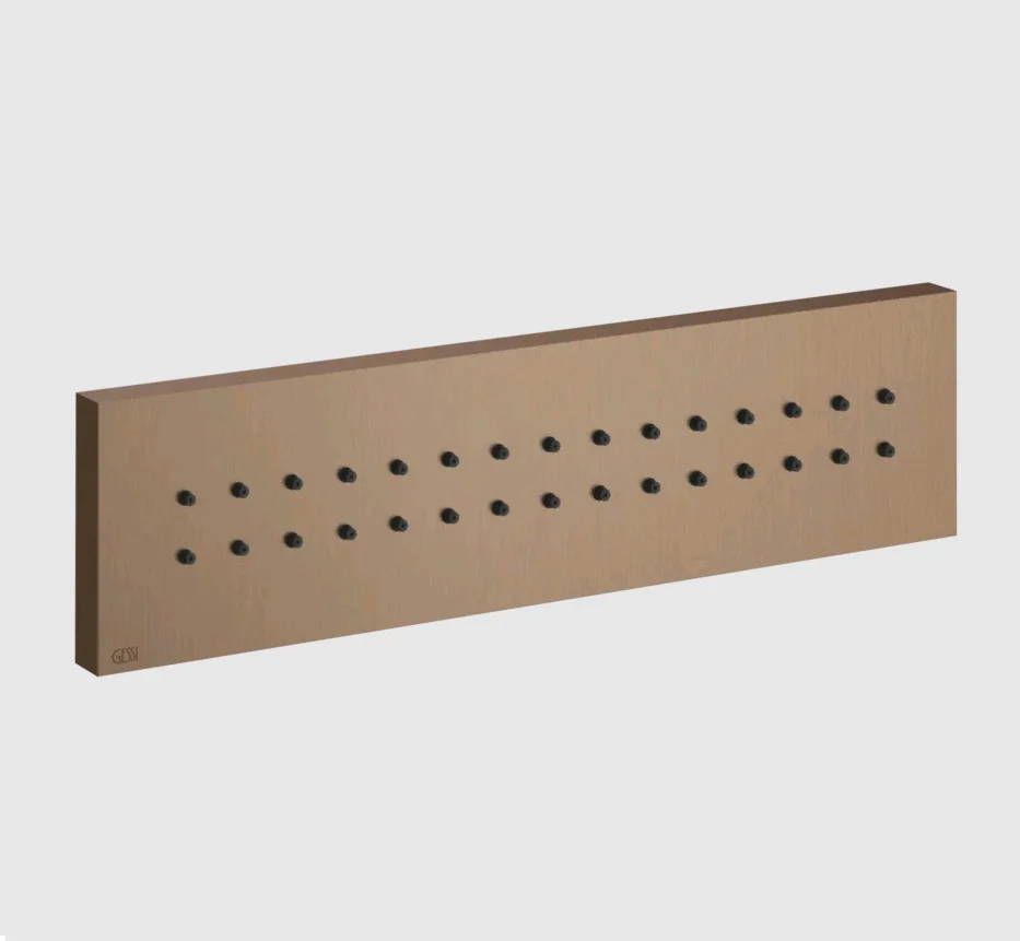 Форсунка боковая, Gessi, Body Jets, цвет-Copper Brushed PVD