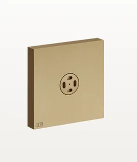 Форсунка, Gessi, Rettangolo, цвет-Warm Bronze Brushed PVD