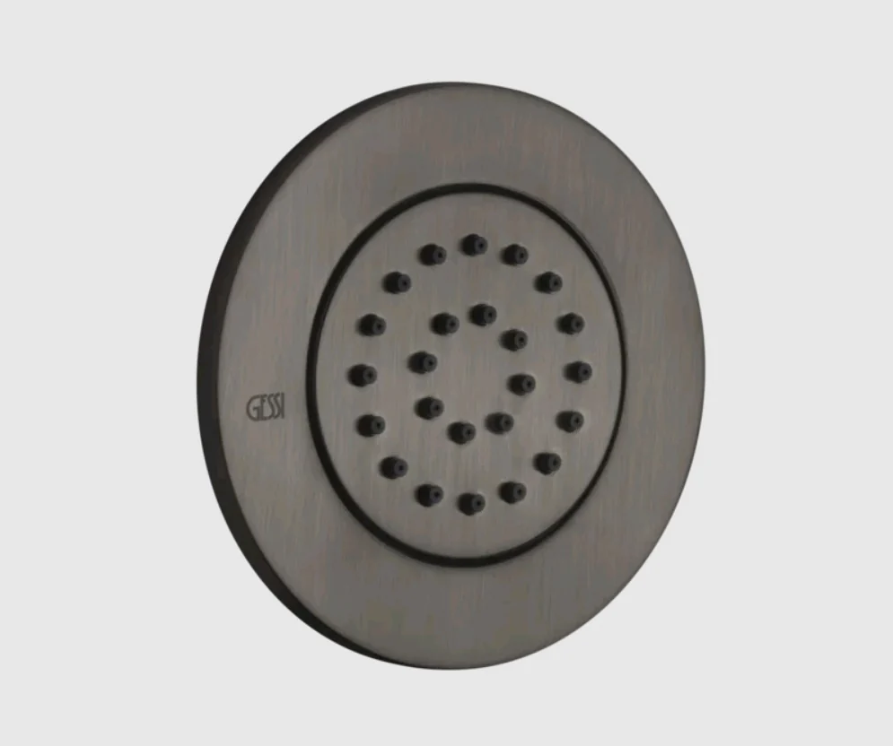 Форсунка, Gessi, Body Jets, цвет-Black Metal Brushed PVD