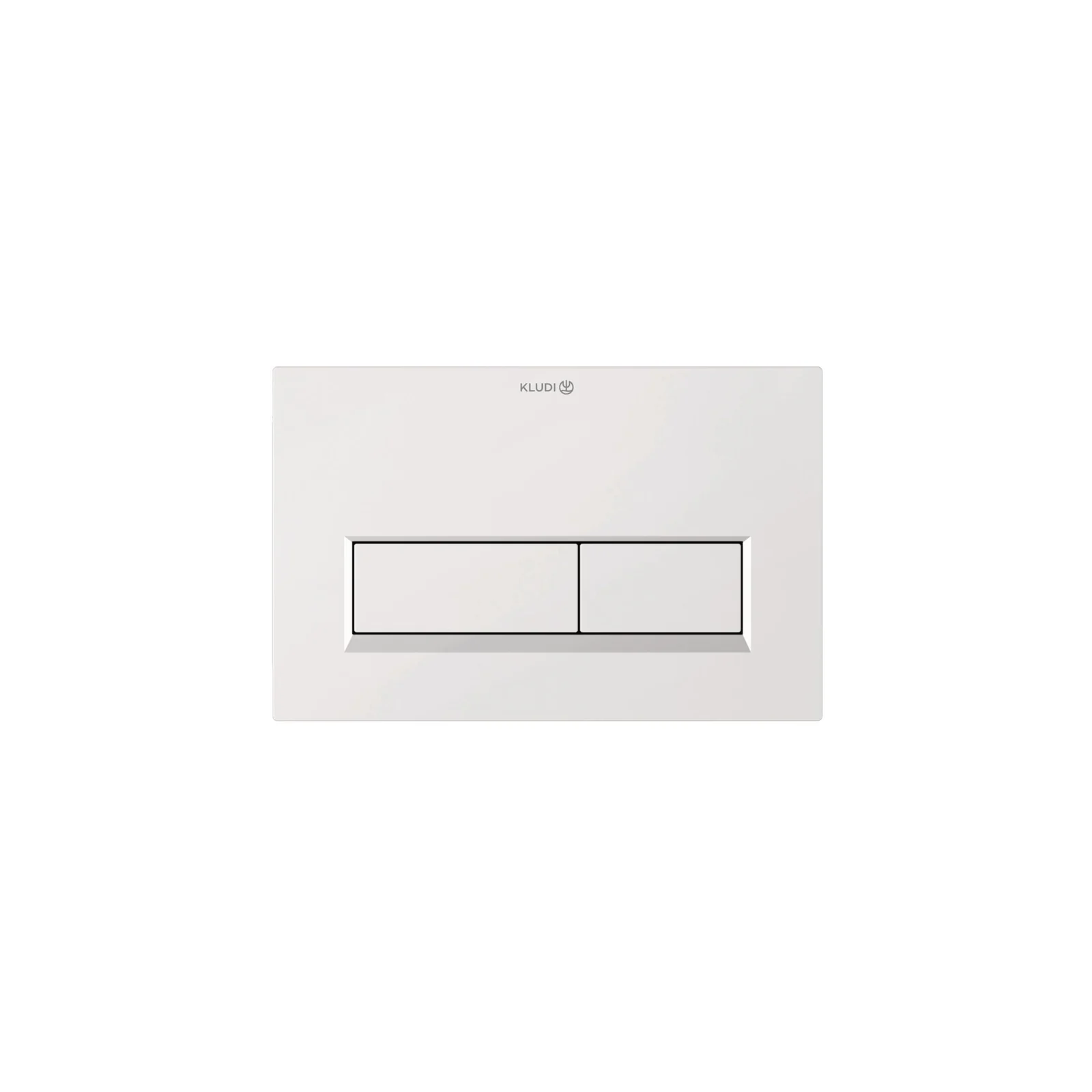 Клавиша смыва, Kludi, UNIFIX, для унитаза, шгв 244*9,3*160, подходит к Geberit Sigma, цвет-белый матовый