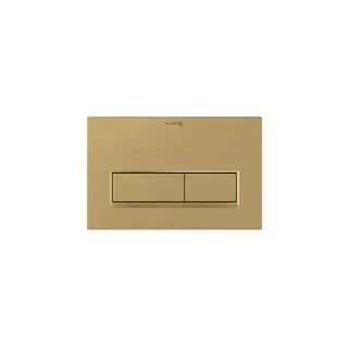 Клавиша смыва, Kludi, UNIFIX, для унитаза, шгв 244*9,3*160, подходит к Geberit Sigma, цвет-золото брашированное