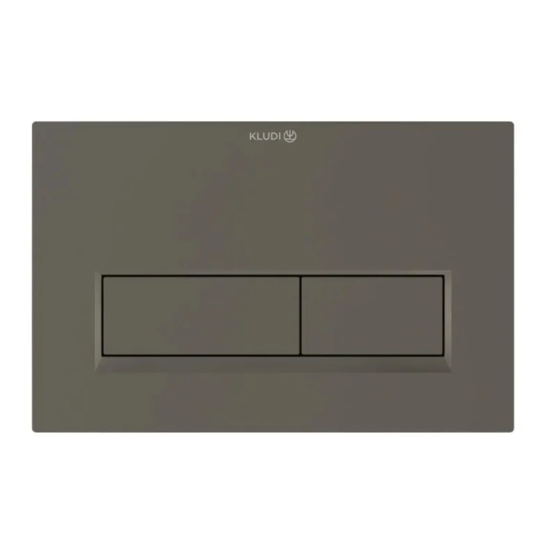 Клавиша смыва, Kludi, UNIFIX, для унитаза, шгв 244*9,3*160, цвет-серый матовый