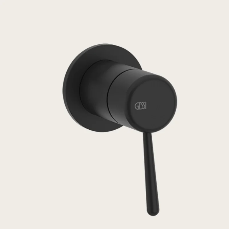 Смеситель для душа, Gessi, Goссia, на 1 потребитель, цвет-черный матовый