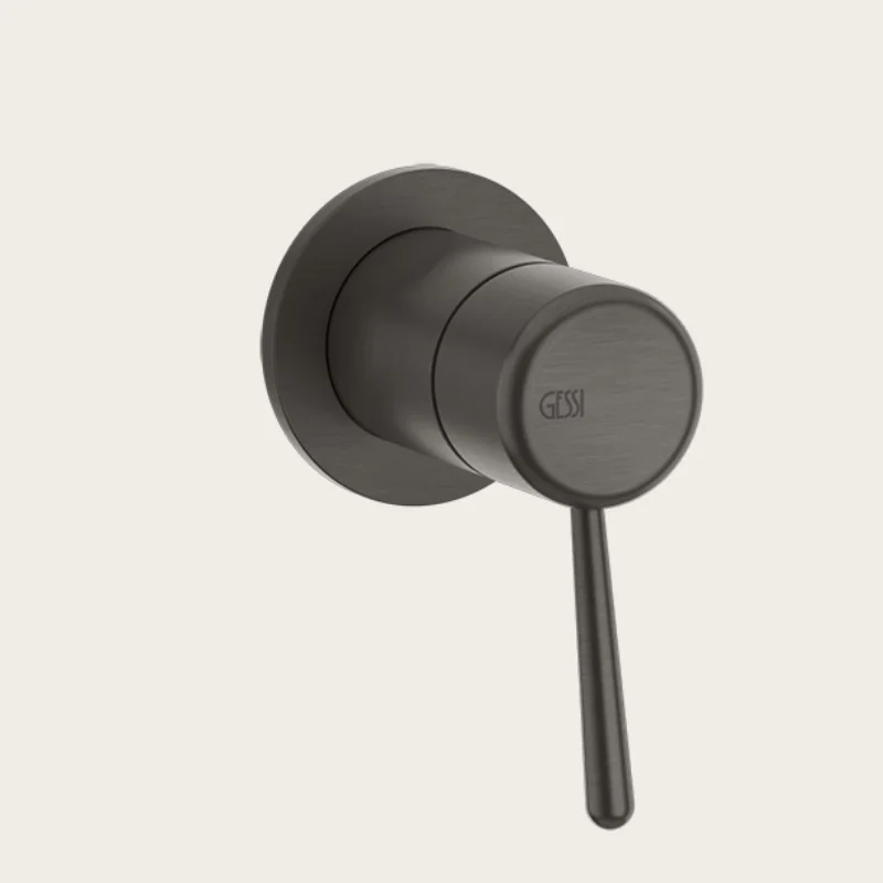 Смеситель для душа, Gessi, Goссia, на 1 потребитель, цвет-Black Metal Brushed PVD