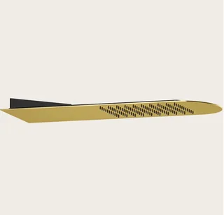 Верхний душ, Gessi, Tremillimetri, Tondo, 195*620, цвет-Gold PVD