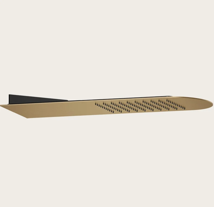 Верхний душ, Gessi, Tremillimetri, Tondo, 195*620, цвет-Warm Bronze Brushed PVD