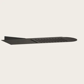 Верхний душ, Gessi, Tremillimetri, Tondo, 195*620, цвет-Black Metal Brushed PVD