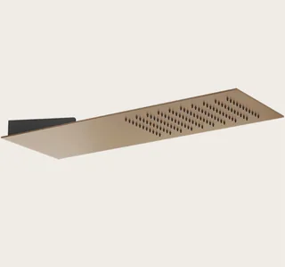 Верхний душ, Gessi, Tremillimetri, Quadro, 195*550, цвет-Copper Brushed PVD