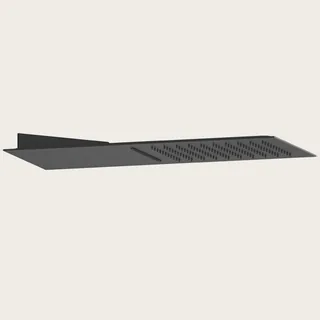 Душевая система, Gessi, Tremillimetri, 195*550, цвет-черный матовый