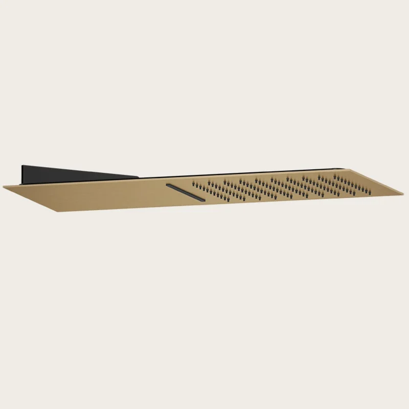 Душевая система,, Gessi, Tremillimetri, 195*550, цвет-Warm Bronze Brushed PVD (старый арт. 33063/726)