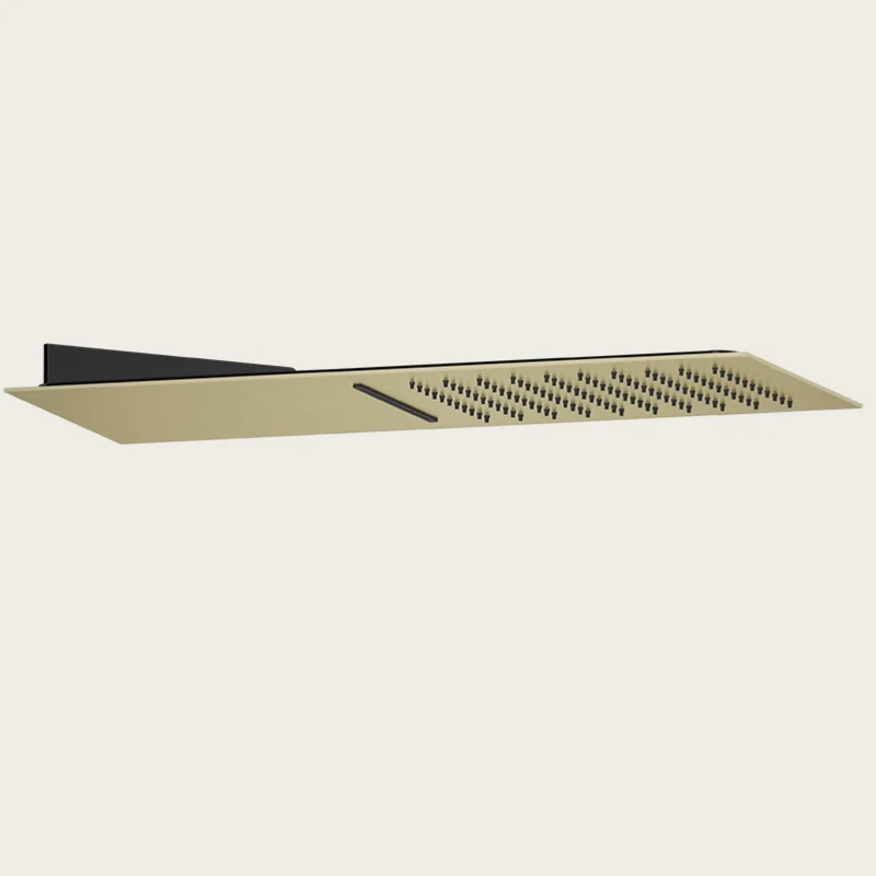 Душевая система, Gessi, Tremillimetri, 195*550, цвет-Brushed Brass PVD
