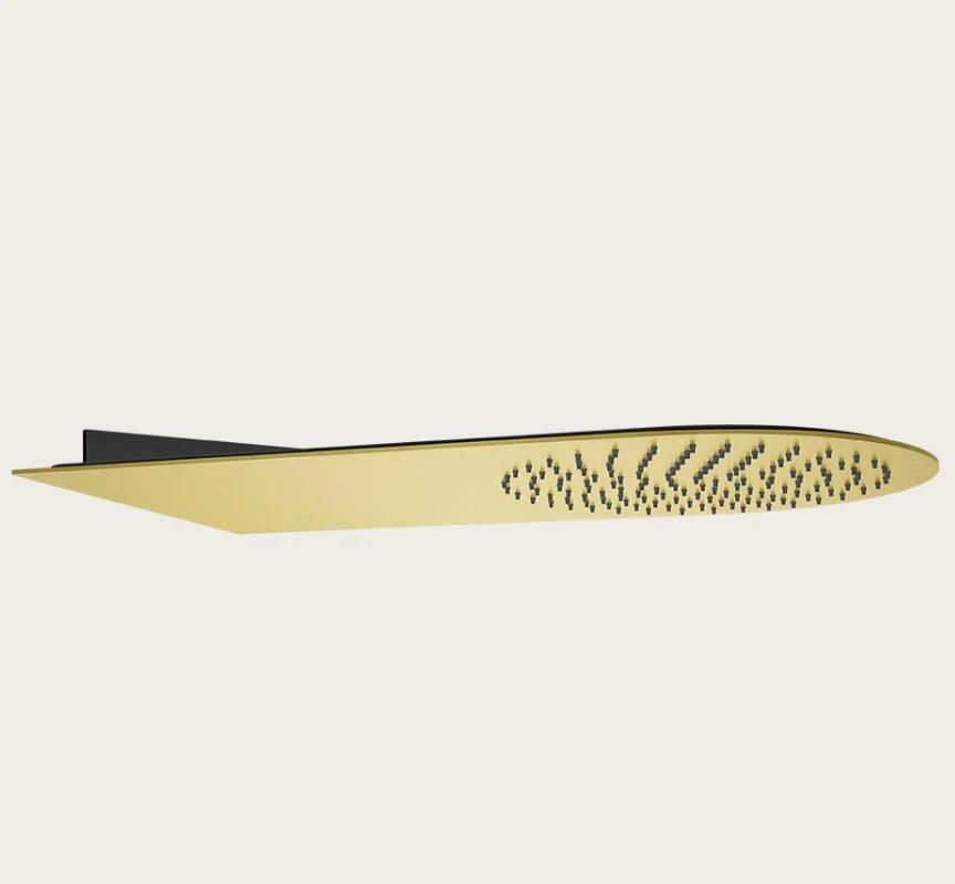 Верхний душ, Gessi, Tremillimetri, Tondo, 300*550, цвет-Brushed Gold PVD