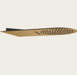 Душевая система, Gessi, Tremillimetri, 300*300, цвет-Warm Bronze PVD