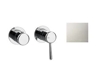 Смеситель для душа, Gessi, Goссia, на 2 потребителя, цвет-Brushed Chrome (старый арт. 33077/147)