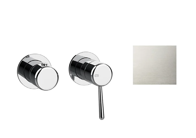 Смеситель для душа, Gessi, Goссia, на 2 потребителя, цвет-Brushed Chrome (старый арт. 33077/147)