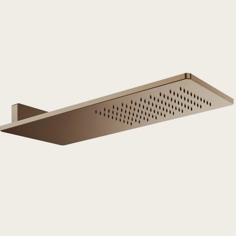 Верхний душ, Gessi, 550*200, цвет-Copper Brushed PVD