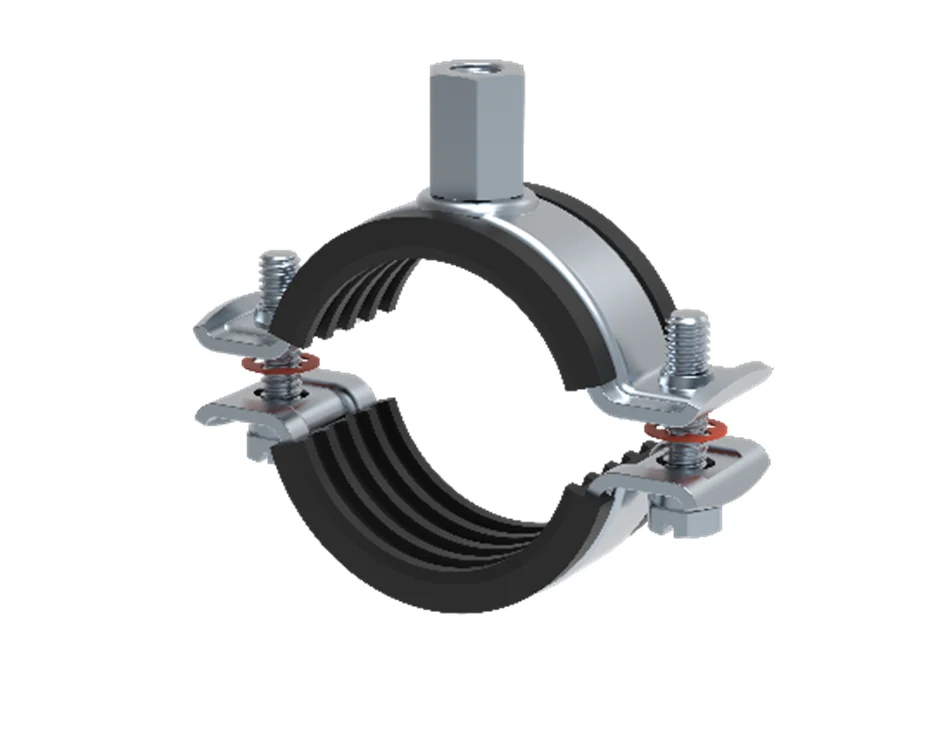 Хомут, Конкреп, HD1501, для высоких нагрузок, с EPDM, M8/M10, 19-23 мм, оцинкованная сталь