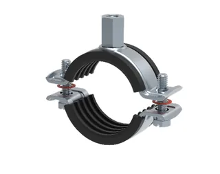 Хомут, Конкреп, HD1501, для высоких нагрузок, с EPDM, M8/M10, 33-37 мм, оцинкованная сталь