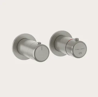 Смеситель для душа, Gessi, Goссia, на 3 потребителя, цвет-Brushed Chrome