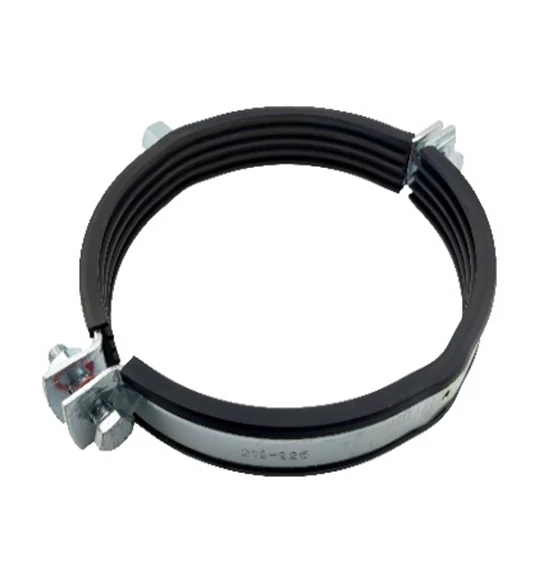 Хомут, Конкреп, HD1501, для высоких нагрузок, с EPDM, M12/M16, 138-144 мм, оцинкованная сталь