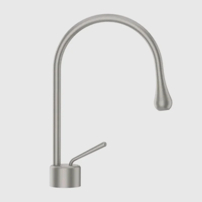 Смеситель для раковины, Gessi, Goссia, цвет-Brushed Chrome