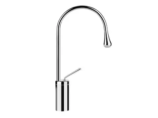 Смеситель для раковины, Gessi, Goссia, цвет-хром шлифованный
