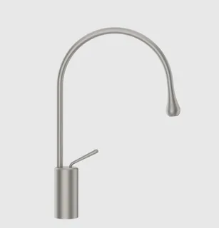 Смеситель для раковины, Gessi, Goссia, цвет-Brushed Chrome