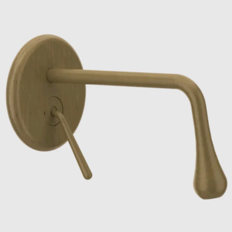 Смеситель для раковины, Gessi, Goссia, цвет-Antique Brass