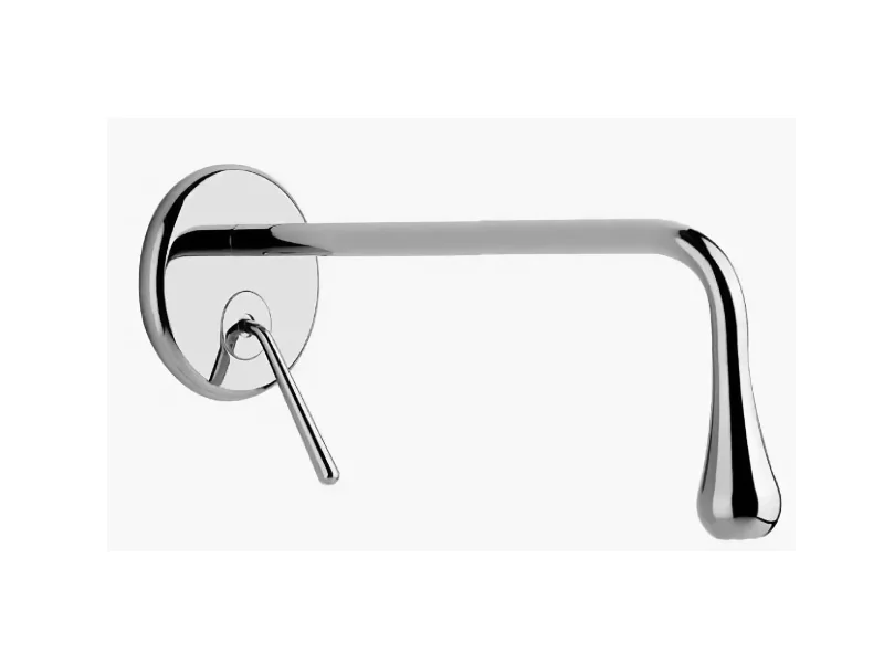 Смеситель для раковины, Gessi, Goссia, с индивидуальной длиной излива (мин 70 макс 300 мм), цвет-черный XL