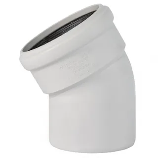 Отвод, Ostendorf, Skolan Safe, SKB, 30°, 160, PP-MD, цвет-RAL 7035 светло-серый
