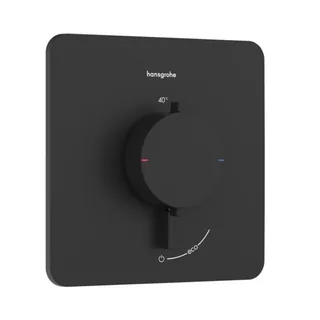 Смеситель для душа, Hansgrohe, Ecostat Comfort Q, на 1 потребитель, цвет-чёрный матовый