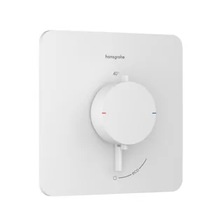 Смеситель для душа, Hansgrohe, Ecostat Comfort Q, на 1 потребитель, цвет-белый матовый