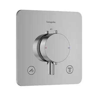 Смеситель для душа, Hansgrohe, Ecostat Comfort Q, на 2 потребителя, цвет-хром