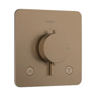 Смеситель для душа, Hansgrohe, Ecostat Comfort Q, на 2 потребителя, цвет-бронза шлифованная — иконка
