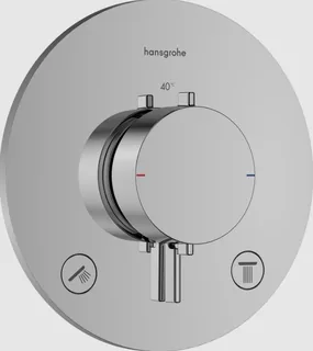 Смеситель для душа, Hansgrohe, Ecostat Comfort, на 2 потребителя, цвет-хром — иконка
