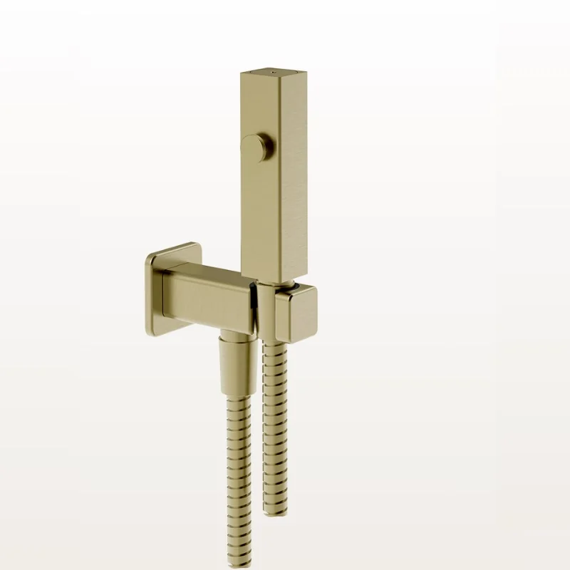 Гидроёршик, Gessi, Rettangolo shower, цвет-Brushed Brass PVD
