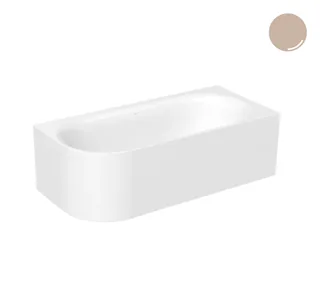 Ванна, Bette, BetteLux Oval V Silhouette, шгв 1750*800*450, BetteGlasur® Plus, цвет-Bahama beige