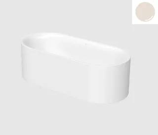 Ванна, Bette, BetteLux Oval Silhouette, шгв 1700*750*450, BetteGlasur® Plus, цвет-Pergamon
