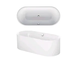 Ванна, Bette, BetteLux Oval Silhouette, шгв 1800*800*450, BetteGlasur® Plus, цвет-белый