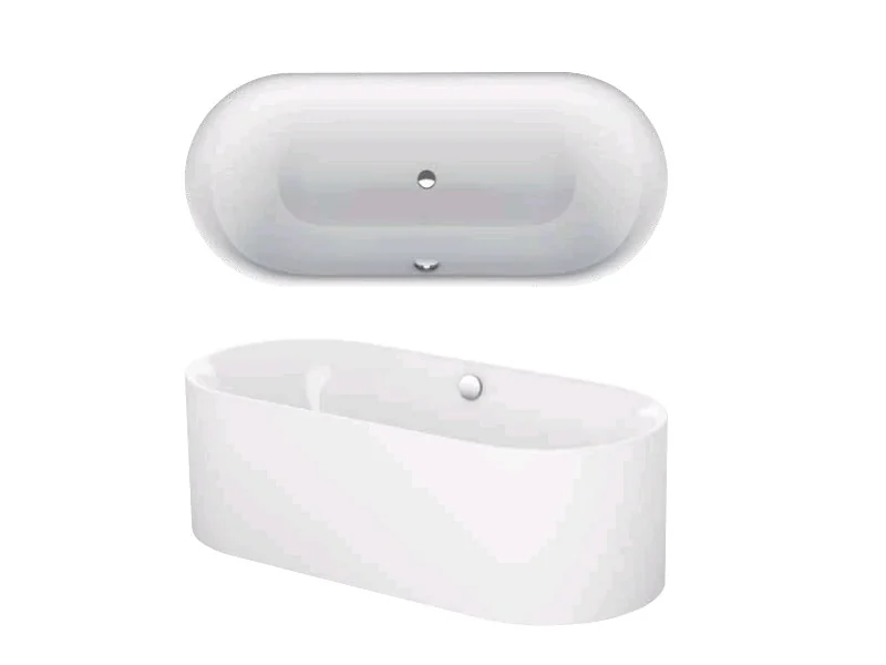 Ванна, Bette, BetteLux Oval Silhouette, шгв 1800*800*450, BetteGlasur® Plus, цвет-белый