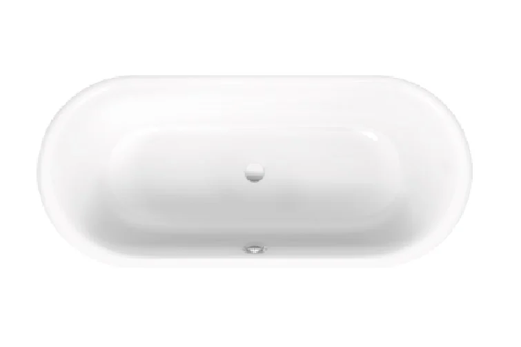 Ванна, Bette, BetteLux Oval, шгв 1800*800*450, BetteGlasur® Plus, цвет-белый