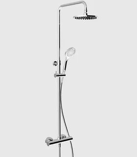 Душевая стойка, Gessi, Minimalistic shower, цвет-хром