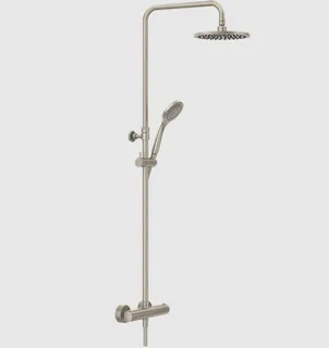 Душевая стойка, Gessi, Minimalistic shower, цвет-Finox Brushed Nickel