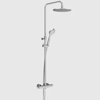 Душевая стойка, Gessi, Minimalistic shower, цвет-хром