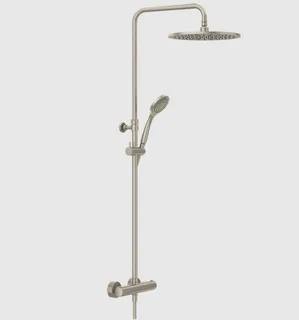 Душевая стойка, Gessi, Minimalistic shower, цвет-Finox Brushed Nickel