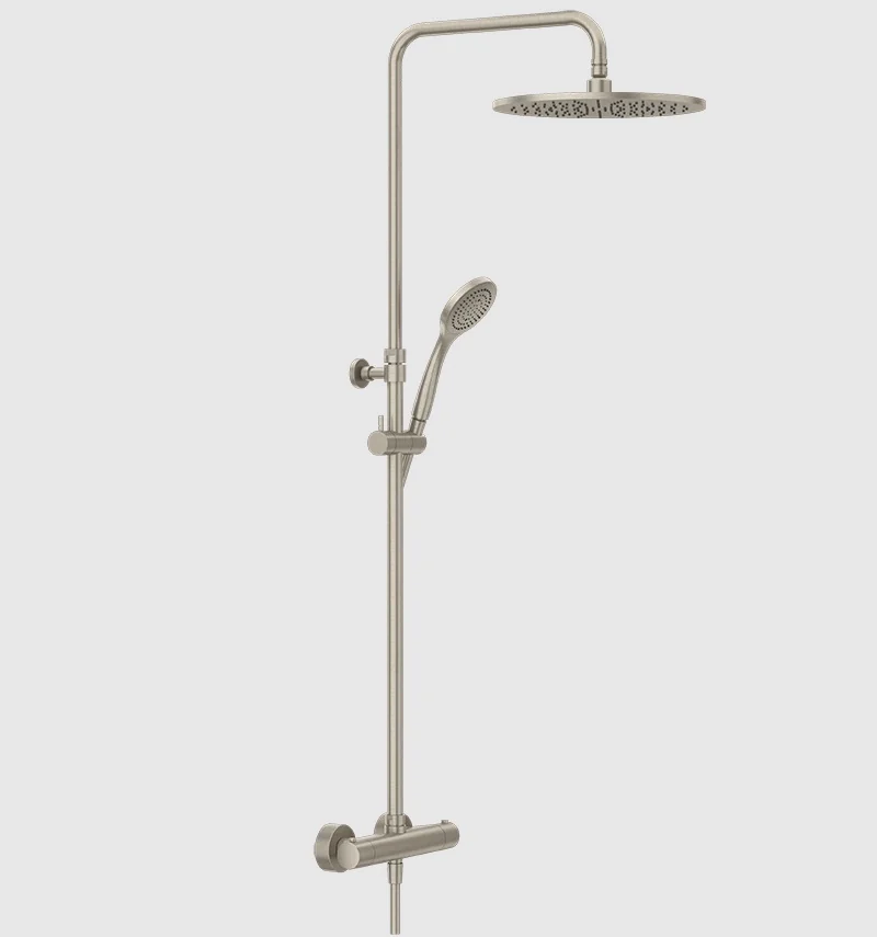 Душевая стойка, Gessi, Minimalistic shower, цвет-Finox Brushed Nickel