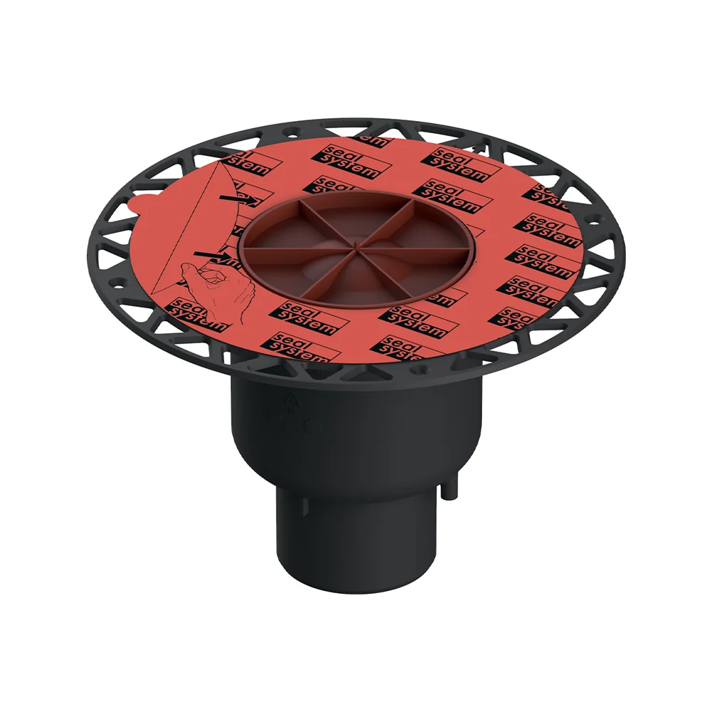 Сифон, TECE, Drainpoint S, шгв, 252*252*165, DN 70, вертикальный