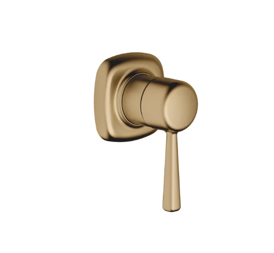 Смеситель для душа, Dornbracht, COYA, на 1 потребитель, настенный встраиваемый, цвет-Dark Brass сатинированный (PVD)